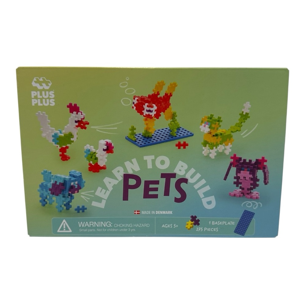 Plus-Plus Learn to Build Pets - 275 pcs Ages 5+ - Picture 2 of 9